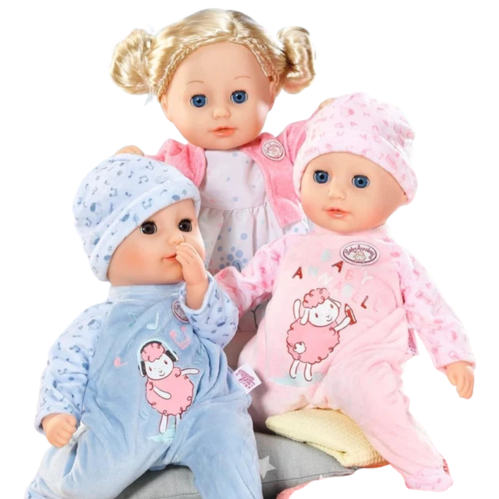 Baby Annabell Little Annabell Doll 36cm with Soft Body, Sleeping Eyes, Bottle, Hat and Romper