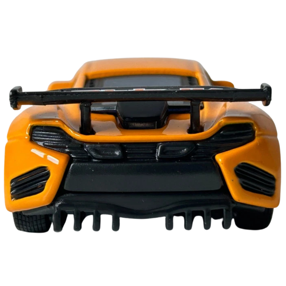 Bburago Mclaren 12c Gt3 Orange Diecast British Racing Car Model Toy 1:43 Scale Collectible