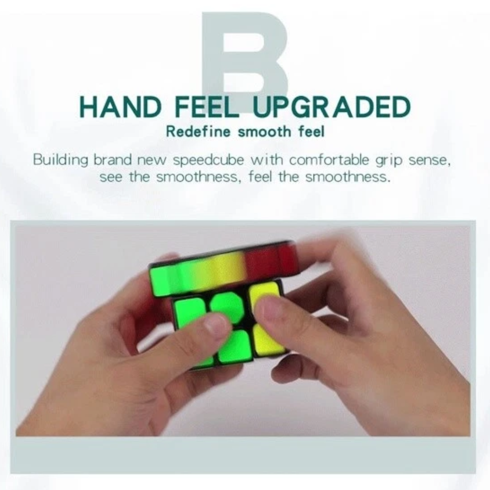QiYi 3x3 Magic Cube Puzzle Speed Cube Toy for Kids and Adults Smooth Turning Brain Game