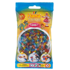 Hama Beads 1000 Midi Beads Refill Bags Assorted Colours Arts & Crafts Set Ages