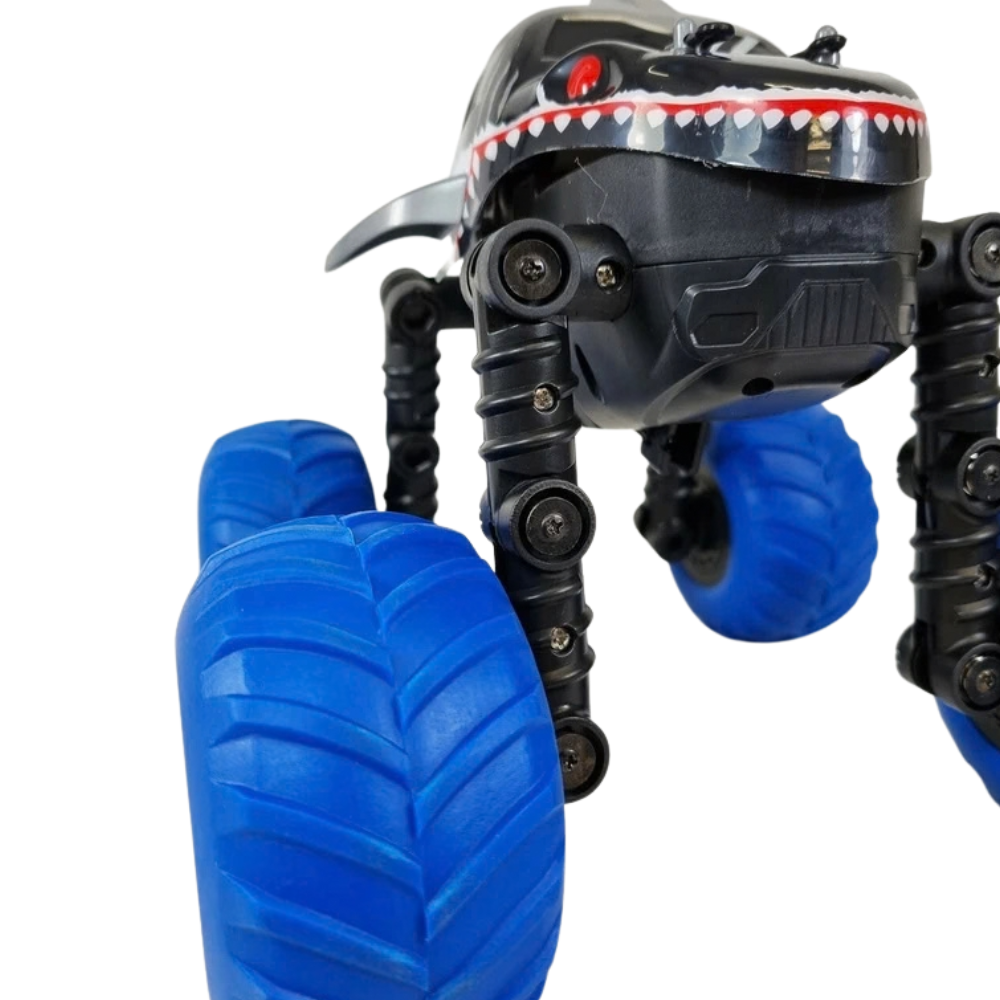 RC Transforming Shark Monster Truck 4WD 2.4GHz 100+ Poses Rock Crawler Kids 8+