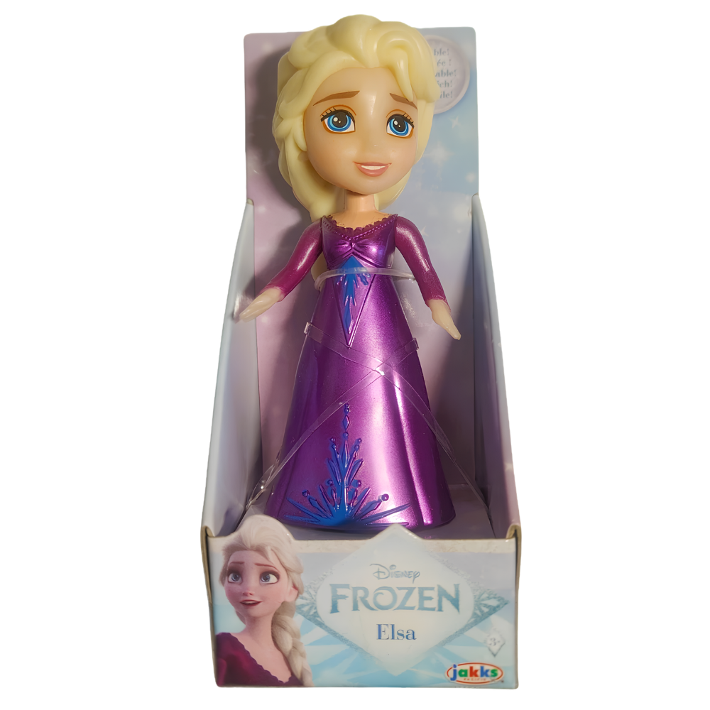Disney Princess Mini Toddler Dolls 3" Poseable Figures Ariel Moana Elsa Anna & More