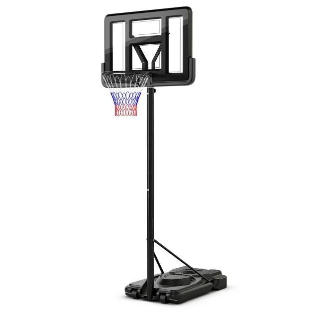 5.5–10FT Height-Adjustable Basketball Goal with 9 Positions