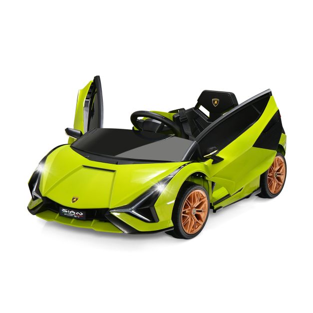 12V Battery-Powered Electric Ride-On Vehicle with Remote Control and LED Lights