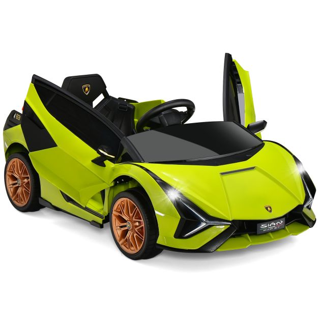 12V Battery-Powered Electric Ride-On Vehicle with Remote Control and LED Lights