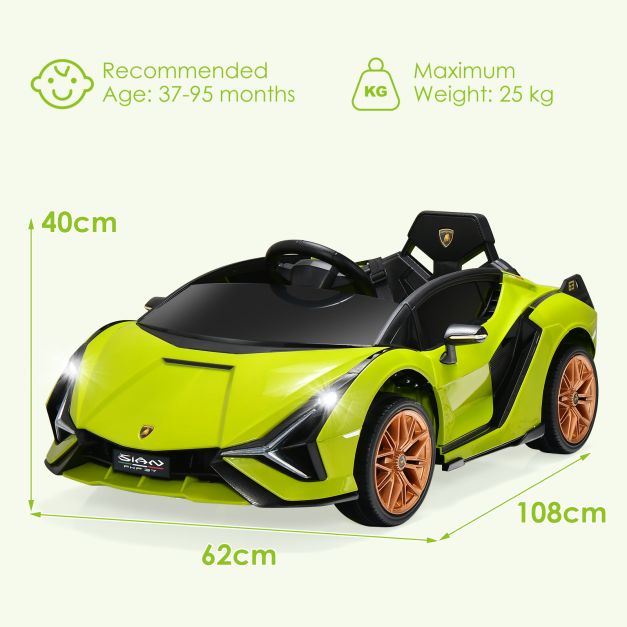 12V Battery-Powered Electric Ride-On Vehicle with Remote Control and LED Lights