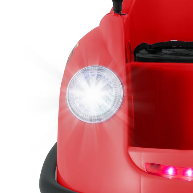 12V Kids Ride-On Bumper Car with Remote Control, Music, and Fun Features
