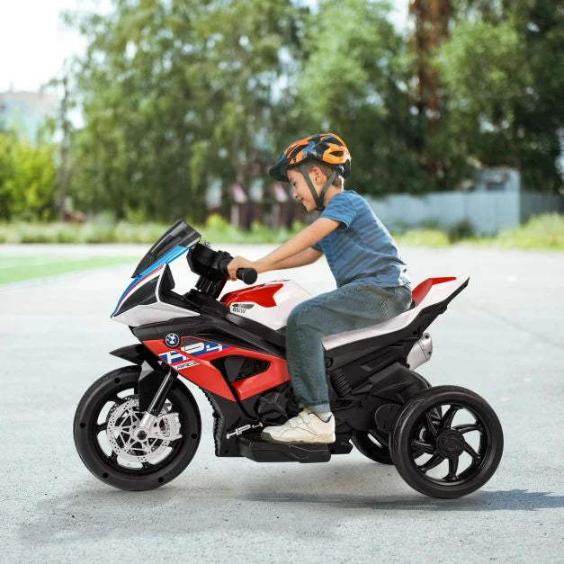 Kids 12V Ride-On Motorcycle with Headlight & Music