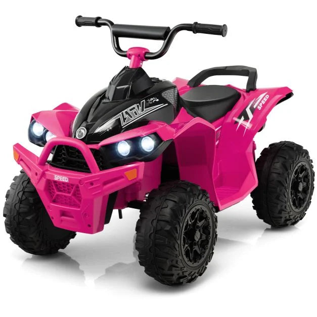 Kids 12V Ride-On ATV | 2-Speed Fun with LED Lights