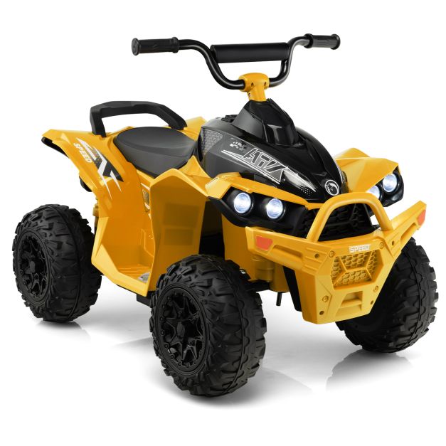 Kids 12V Ride-On ATV | 2-Speed Fun with LED Lights