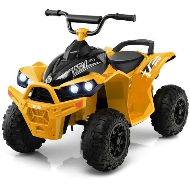 Kids 12V Ride-On ATV | 2-Speed Fun with LED Lights