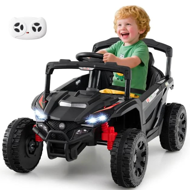 12V Kids Electric UTV Ride-On Car with LED Lights, Music, and Fun Features