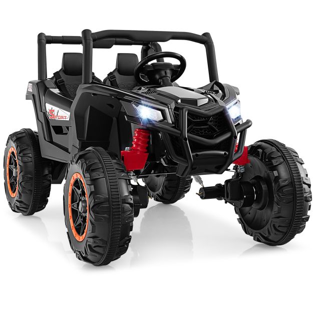 24V Kids UTV Ride-On Car with 4×100W Powerful Motors