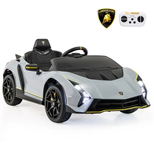 Kids 12V Lamborghini Ride-On Car | 4WD, 3 Speeds & Music