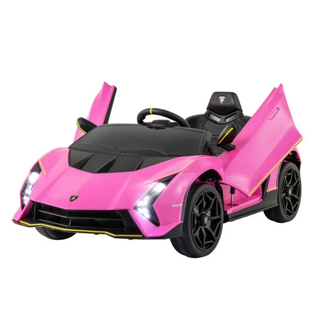 Kids 12V Lamborghini Ride-On Car | 4WD, 3 Speeds & Music