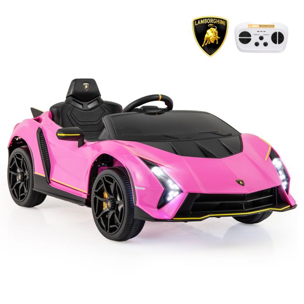 Kids 12V Lamborghini Ride-On Car | 4WD, 3 Speeds & Music