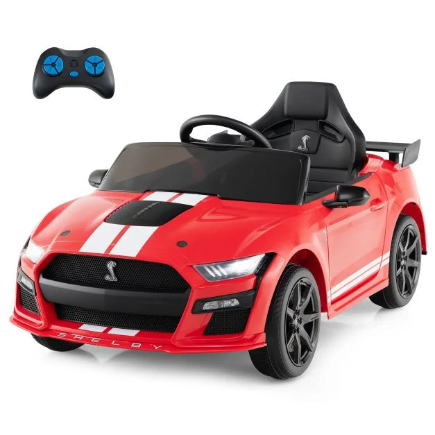 12V Ford Mustang Shelby GT500 Licensed Electric Ride-On Car for Kids 3-8