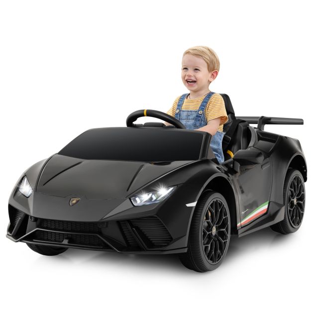 12V Lamborghini Kids Ride-On Car with Remote Control and LED Lights