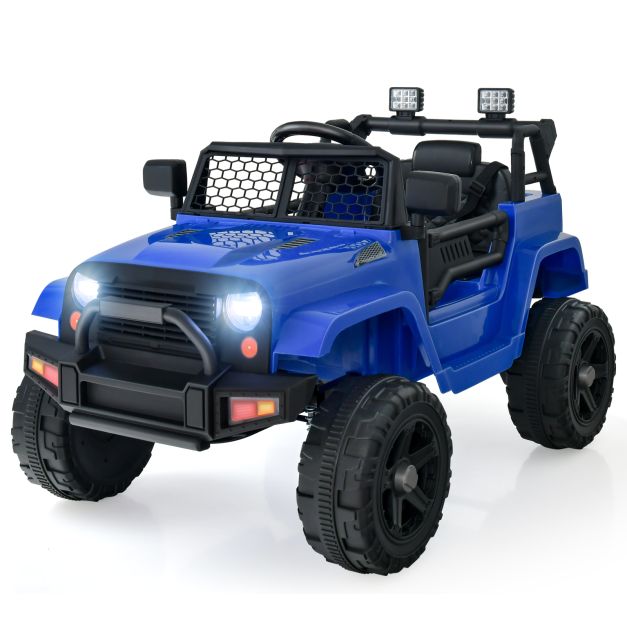 12V Kids Ride-On Car with Remote Control and Built-In Music Features