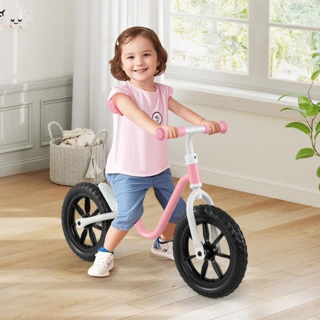 12" Toddler Balance Bike – Adjustable Seat & Handle