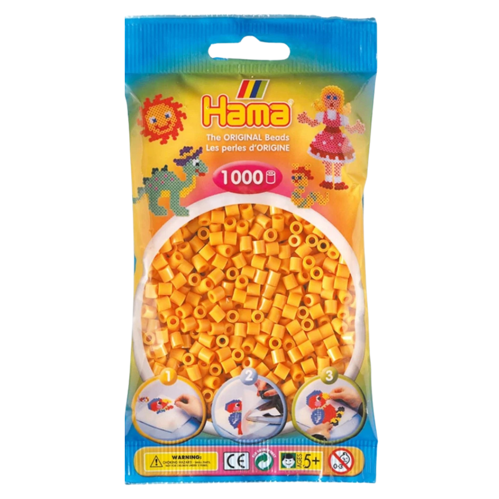 Hama Beads 1000 Midi Beads Refill Bags Assorted Colours Arts & Crafts Set Ages