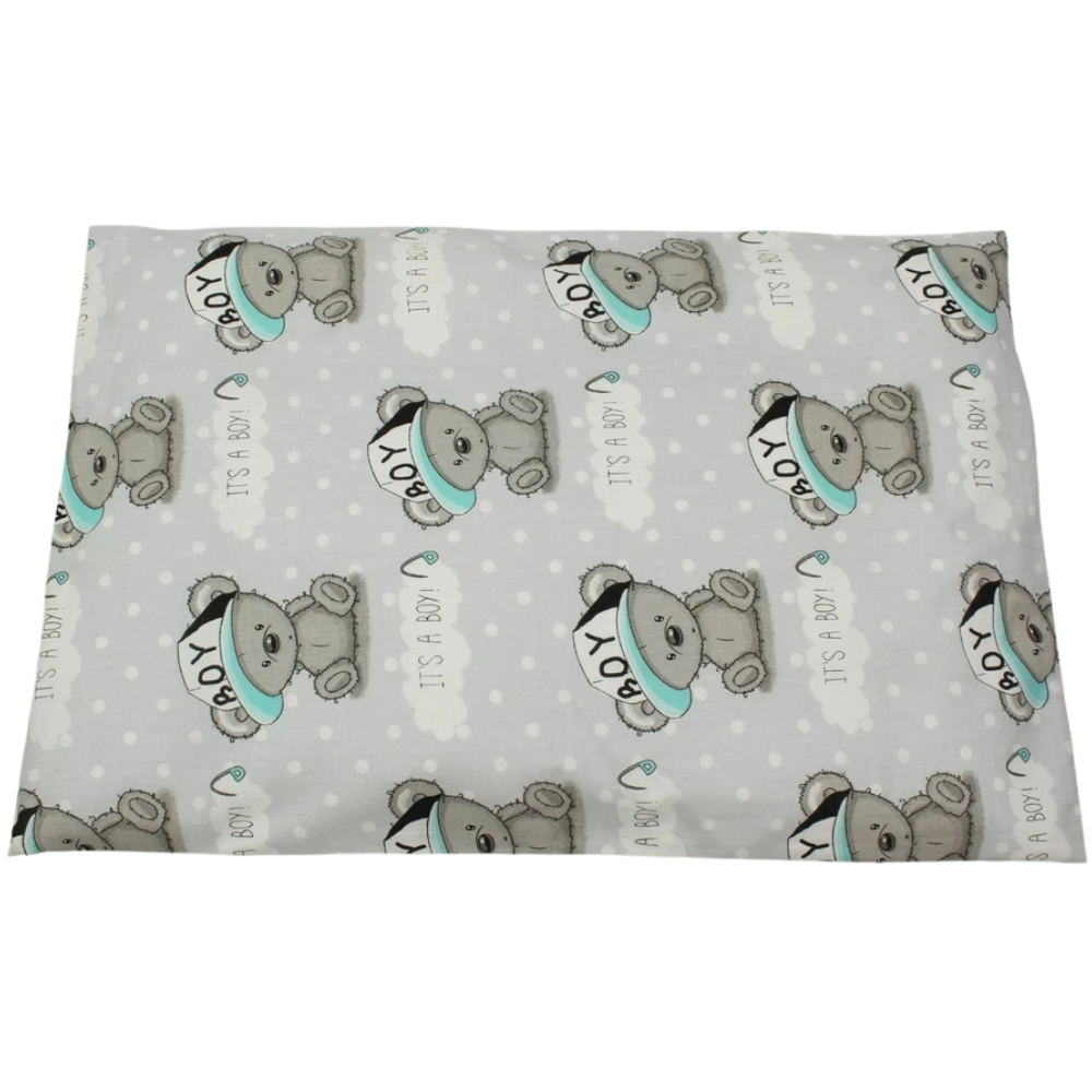Baby Pillowcase 40x60cm 100% Cotton Zipped Pillow Cover Jungle Floral Print