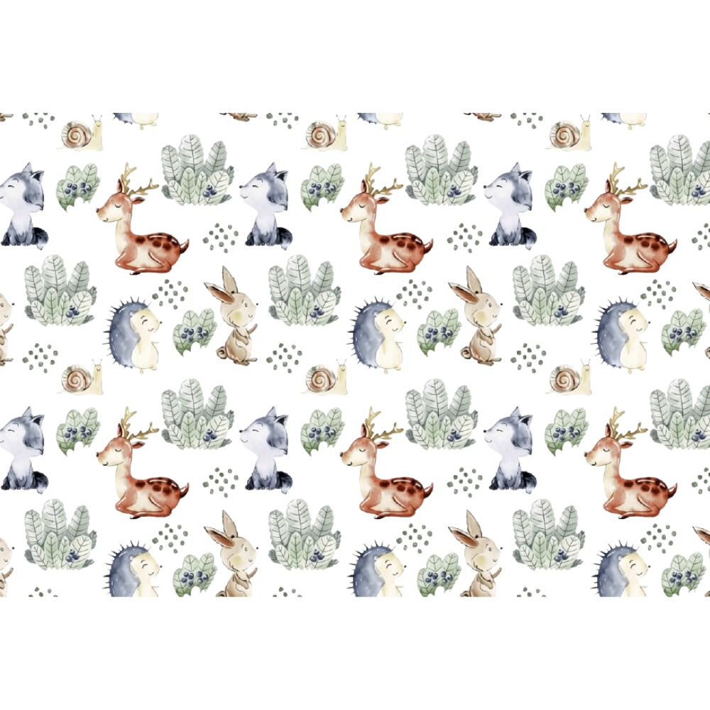 2x Fitted Sheets Compatible with Babylo You & Me Bedside Crib Stars Animals