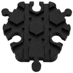 6 Way Wooden Train Track Crossing Intersection Fits Brio Lillabo Bigjigs 3D Printed Pla