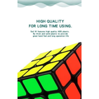 QiYi 3x3 Magic Cube Puzzle Speed Cube Toy for Kids and Adults Smooth Turning Brain Game