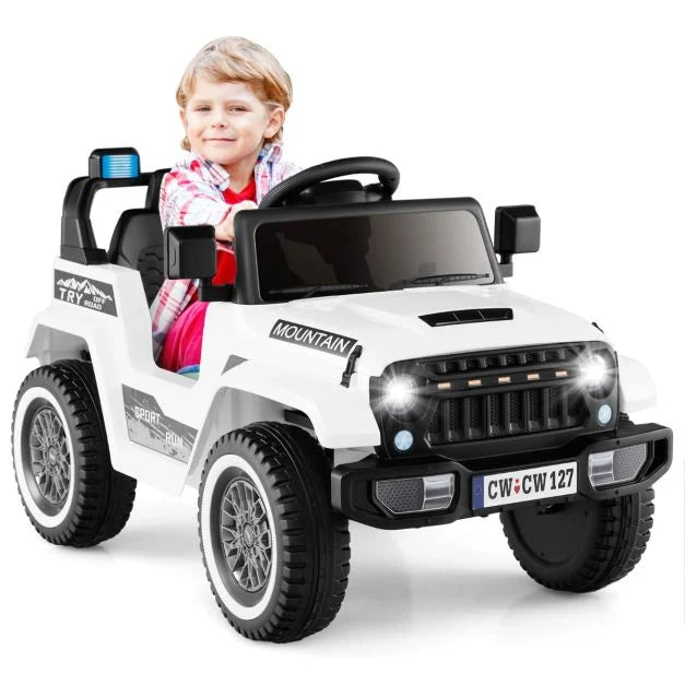 12V Kids Ride-On Car with Soft Start and Battery-Powered Electric Drive