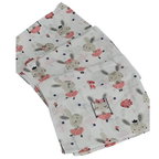 3 Pack Xl Large Printed Muslin Squares for Babies, Reusable 100% Cotton Nappy Cloths