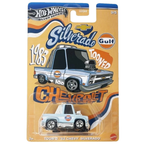 Hot Wheels Tooned Gulf Silver Series 1:64 Die-Cast Cars Volkswagen Toyota & Chevrolet Models Collectible Toy Vehicles