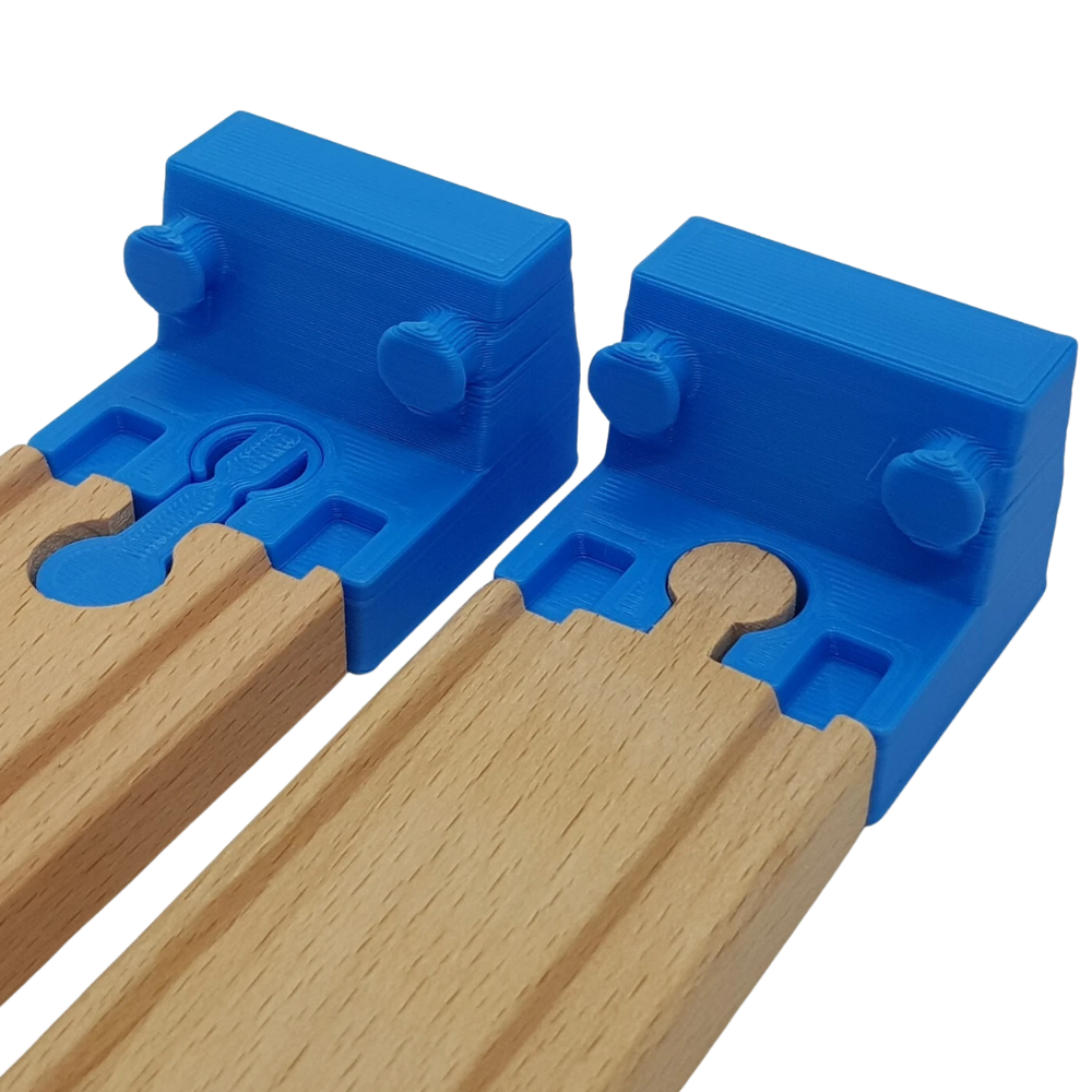 Wooden Train Track End Stops Buffers Compatible with Brio Lillabo Bigjigs Toys