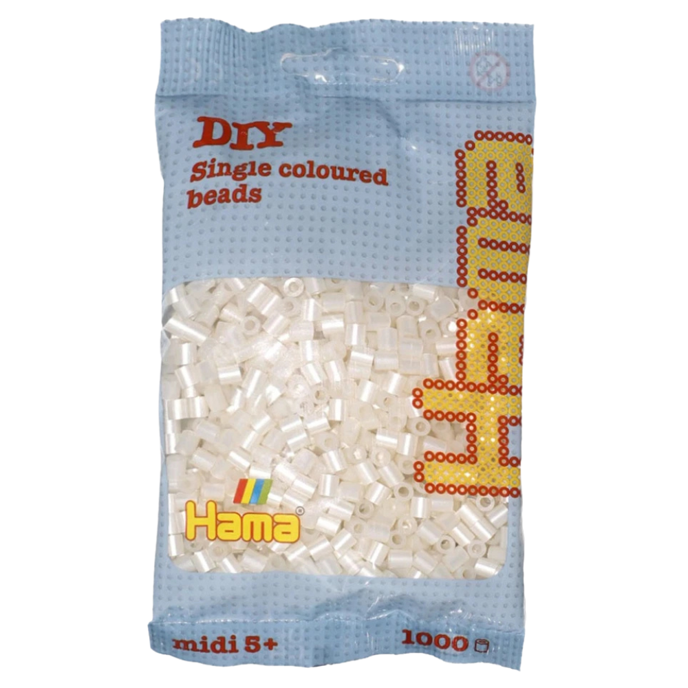 Hama Beads 1000 Midi Beads Refill Bags Assorted Colours Arts & Crafts Set Ages