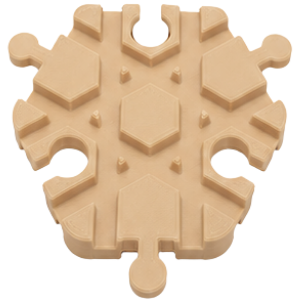 6 Way Wooden Train Track Crossing Intersection Fits Brio Lillabo Bigjigs 3D Printed Pla