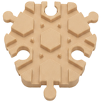 6 Way Wooden Train Track Crossing Intersection Fits Brio Lillabo Bigjigs 3D Printed Pla