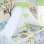 Baby Nursery Canopy Drape Mosquito Net with Holder Cot Crib Bed Canopy