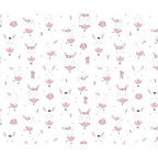 2x Fitted Sheets Compatible with Babylo You & Me Bedside Crib Stars Animals