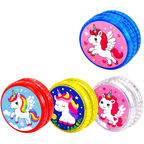 LED Light Up YoYo Toy Trick Spinning Yoyo for Kids Unicorn Dinosaur Clutch Toy Game