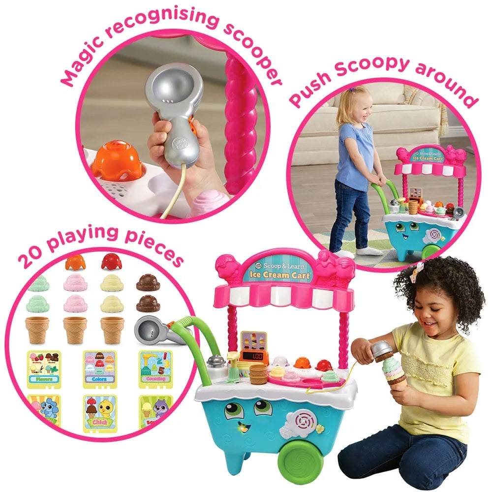 LeapFrog Scoop & Learn Ice Cream Cart – Interactive Play & Learning Toy