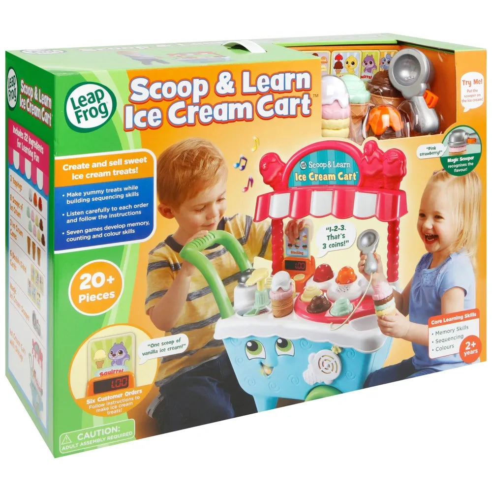 LeapFrog Scoop & Learn Ice Cream Cart – Interactive Play & Learning Toy