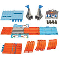 Hot Wheels Track Builder Race Crate Toy with 2 Die-Cast Cars