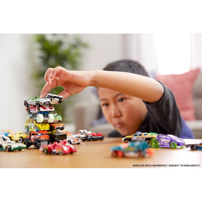 Hot Wheels 1:64 Die-Cast Cars 10-Pack Assorted Vehicles for Kids & Collectors