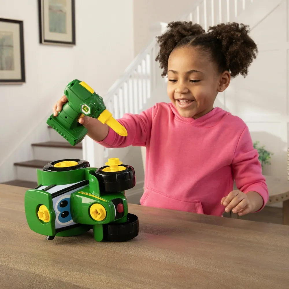 John Deere Build-a-Johnny Tractor Construction Toy for Kids
