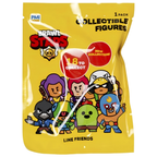 Brawl Stars Series 1 Figure Stamper Keychain LINE Friends Official Collectible Toy
