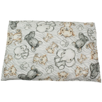 Baby Pillowcase 40x60cm 100% Cotton Zipped Pillow Cover Jungle Floral Print