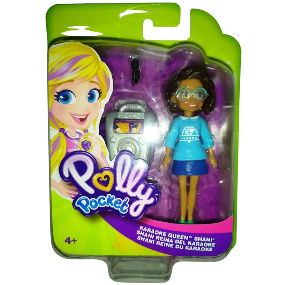 Polly Pocket Accessories Doll Set 9 Cm Trendy Outfit & Mini Dolls Mattel Toy