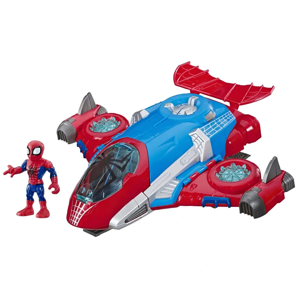 Marvel Super Hero Adventures Spider-Man Jetquarters Playset