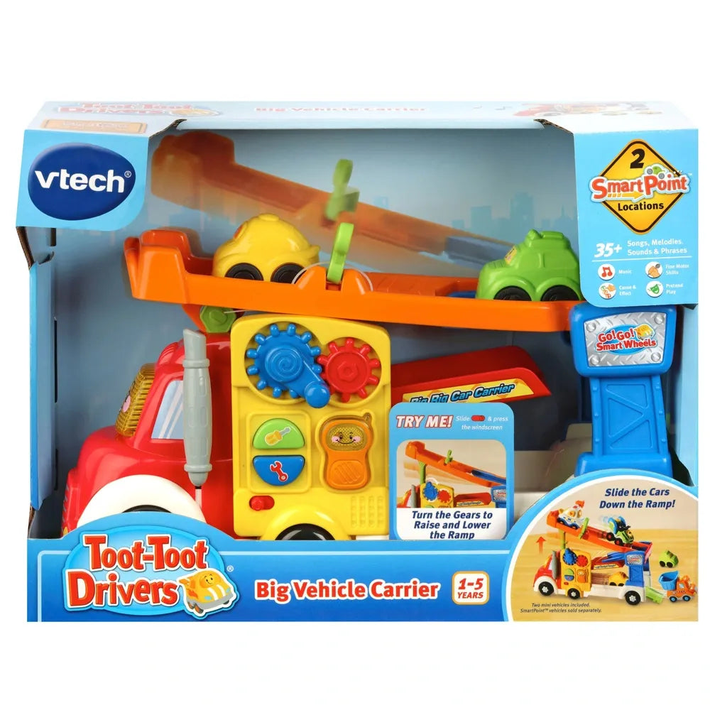 VTech Toot-Toot Drivers Big Vehicle Carrier Toy Car Playset