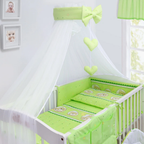Baby Nursery Canopy Drape Mosquito Net with Holder Cot Crib Bed Canopy